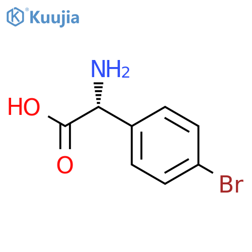 (R)-2-Amino-2-(4-bromophenyl)acetic acid structure