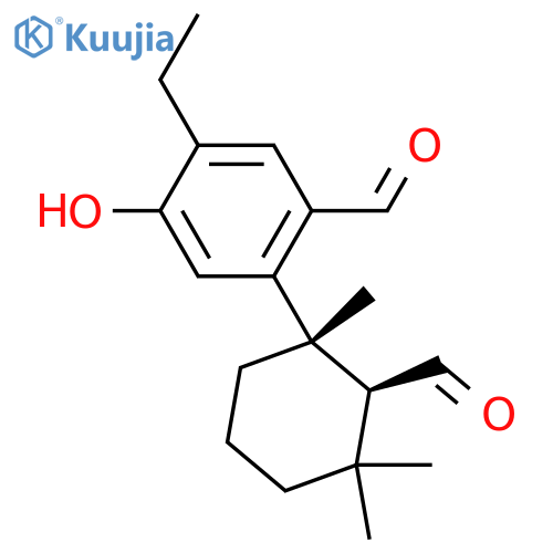 12-Hydroxy-6,7-secoabieta-8,11,13-triene-6,7-dial structure
