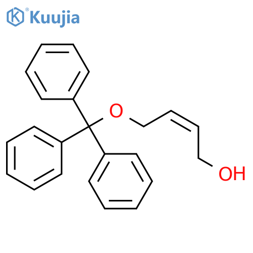 2-Buten-1-ol, 4-(triphenylmethoxy)-, (2Z)- structure