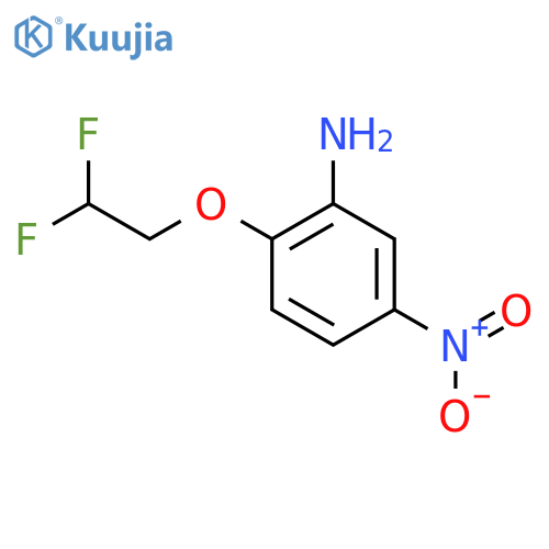 2-(2,2-Difluoroethoxy)-5-nitroaniline structure