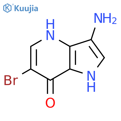 3-Amino-6-bromo-7-hydroxy-4-azaindole structure