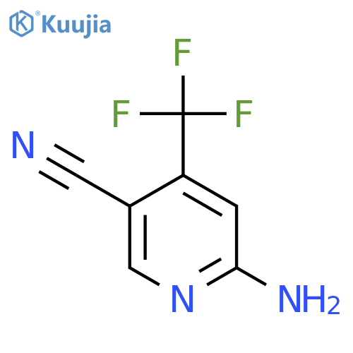 6-amino-4-(trifluoromethyl)pyridine-3-carbonitrile structure