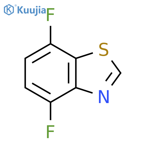 4,7-difluoro-1,3-benzothiazole structure