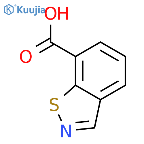 1,2-benzothiazole-7-carboxylic acid structure