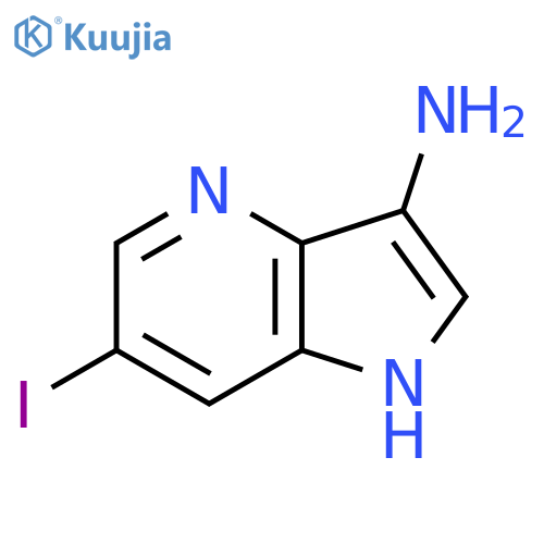 3-Amino-6-iodo-4-azaindole structure