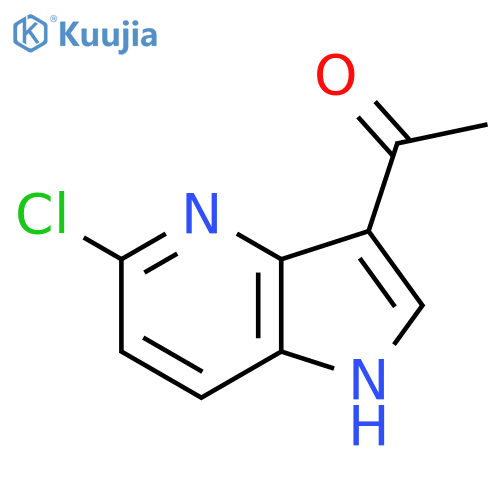 3-Acetyl-5-chloro-4-azaindole structure