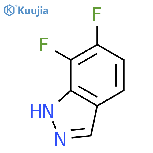 6,7-Difluoro-1h-indazole structure