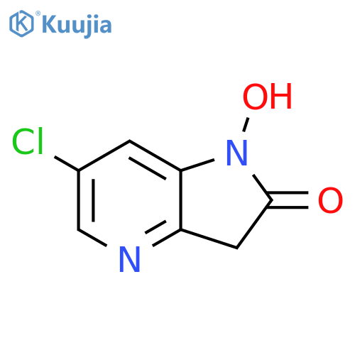 N-Hydroxy-6-chloro-4-aza-2-oxindole structure