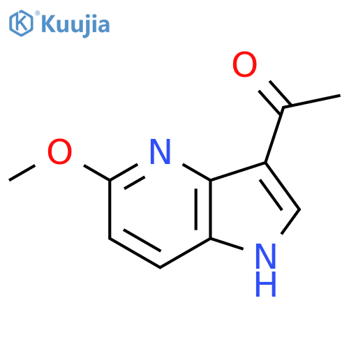 3-Acetyl-5-methoxy-4-azaindole structure