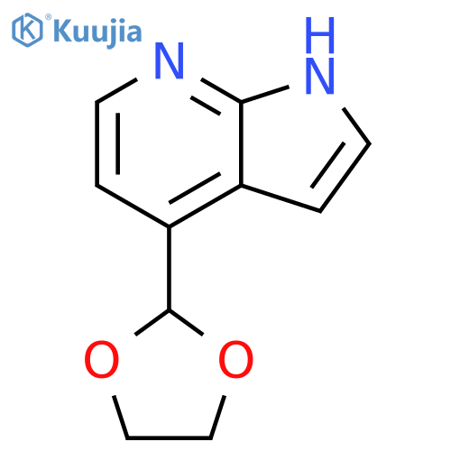 4-(1,3-Dioxolan-2-yl)-7-azaindole structure