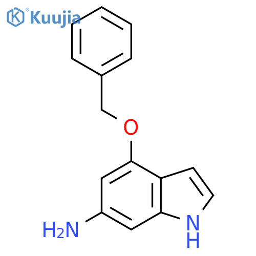 6-Amino-4-(benzyloxy)-1H-indole structure