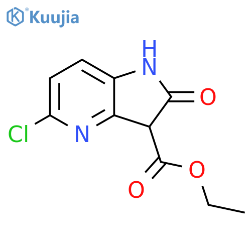 Ethyl 5-Chloro-4-aza-2-oxindole-3-carboxylate structure