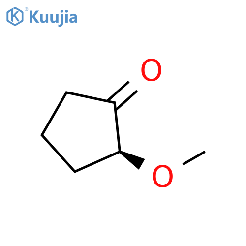 Cyclopentanone, 2-methoxy-, (2S)- structure
