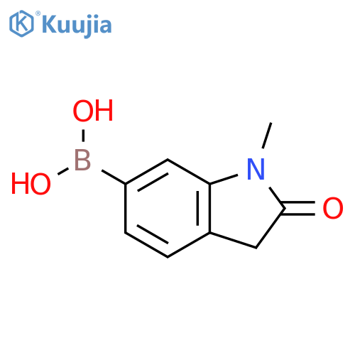 Boronic acid, B-(2,3-dihydro-1-methyl-2-oxo-1H-indol-6-yl)- structure