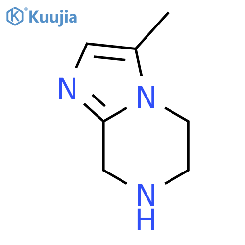 5,6,7,8-tetrahydro-3-methyl-Imidazo[1,2-a]pyrazine structure