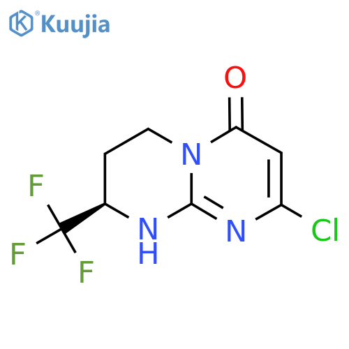 (8R)-2-Chloro-1,6,7,8-tetrahydro-8-(trifluoromethyl)-4H-pyrimido[1,2-a]pyrimidin-4-one structure