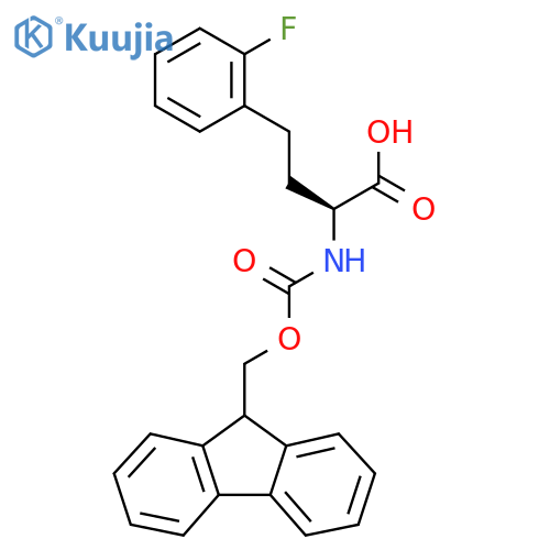 Fmoc-2-fluoro-L-homophenylalanine structure