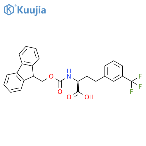 Fmoc-3-trifluoromethyl-L-homophenylalanine structure
