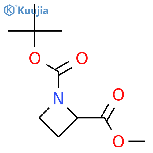 1-tert-butyl 2-methyl (2R)-azetidine-1,2-dicarboxylate structure
