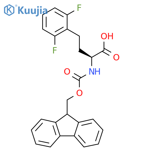 Fmoc-2,6-difluoro-L-homophenylalanine structure
