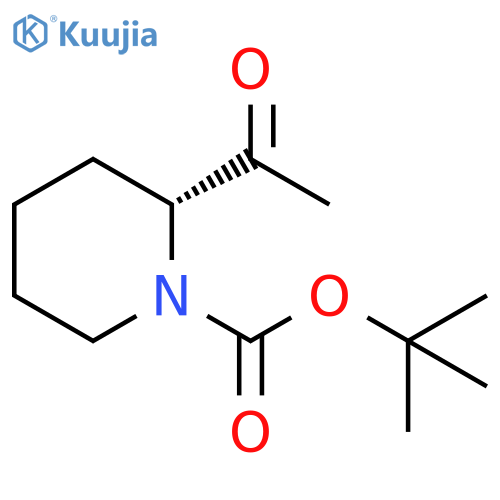 (R)-1-Boc-2-acetyl-piperidine structure
