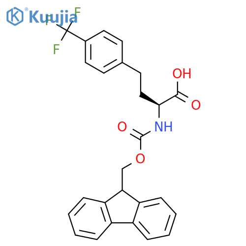 Fmoc-4-trifluoromethyl-L-homophenylalanine structure