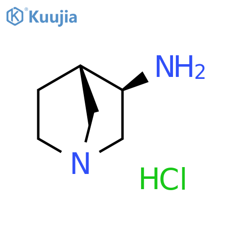 (1R,3R,4S)-1-Aza-bicyclo[2.2.1]hept-3-ylamine hydrochloride structure