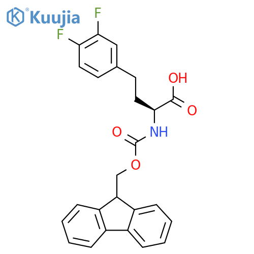 Fmoc-3,4-difluoro-L-homophenylalanine structure