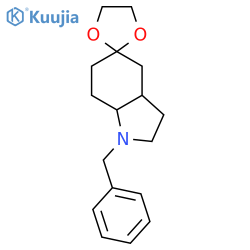 (3a'S,7a'R)-1'-Benzyloctahydrospiro[[1,3]dioxolane-2,5'-indole] structure