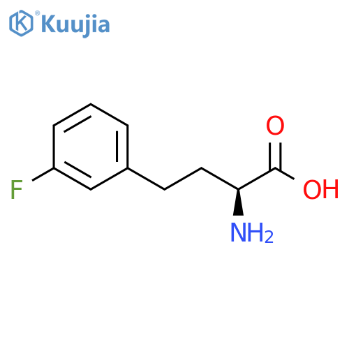 H-D-HomoPhe(3-F)-OH structure