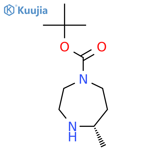 tert-butyl (5S)-5-methyl-1,4-diazepane-1-carboxylate structure