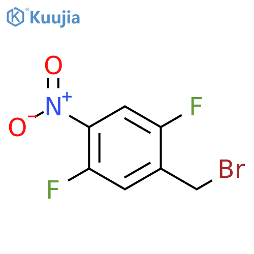 1-(bromomethyl)-2,5-difluoro-4-nitrobenzene structure