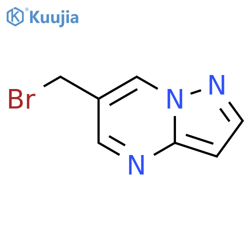 6-(bromomethyl)pyrazolo1,5-apyrimidine structure