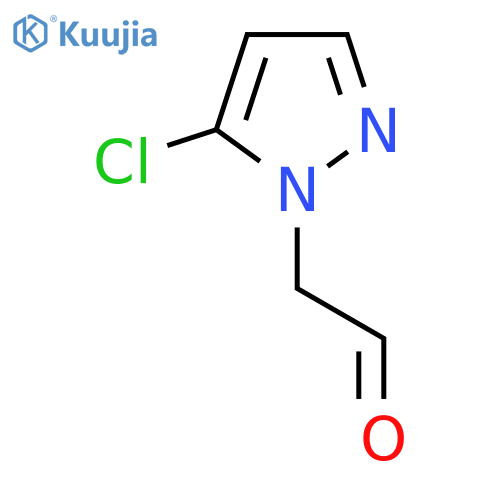 2-(5-Chloro-1H-pyrazol-1-YL)acetaldehyde structure
