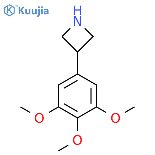 3-(3,4,5-trimethoxyphenyl)azetidine structure