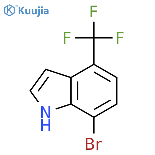 7-Bromo-4-(trifluoromethyl)-1H-indole structure
