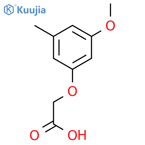 2-(3-Methoxy-5-methylphenoxy)acetic acid structure