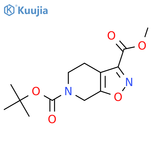 6-tert-Butyl 3-methyl 4,5-dihydroisoxazolo[5,4-c]pyridine-3,6(7H)-dicarboxylate structure