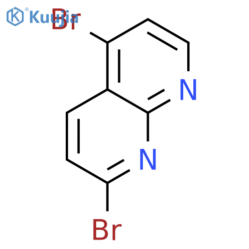 2,5-Dibromo-1,8-naphthyridine structure