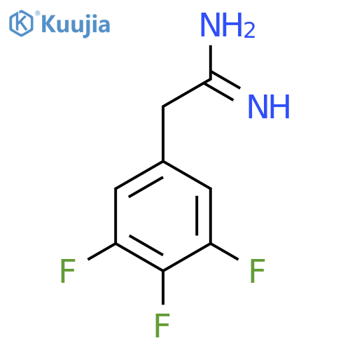 2-(3,4,5-trifluorophenyl)ethanimidamide structure