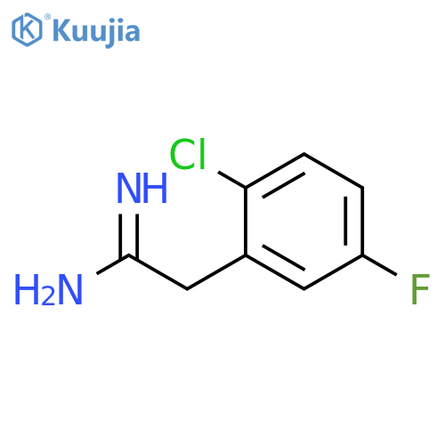 2-(2-chloro-5-fluorophenyl)ethanimidamide structure