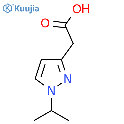 2-[1-(Propan-2-yl)-1H-pyrazol-3-yl]acetic acid structure