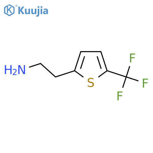 2-(5-(trifluoromethyl)thiophen-2-yl)ethan-1-amine structure
