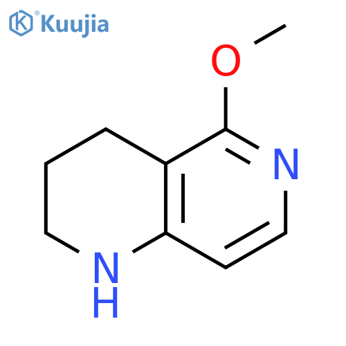 1,6-Naphthyridine, 1,2,3,4-tetrahydro-5-methoxy- structure