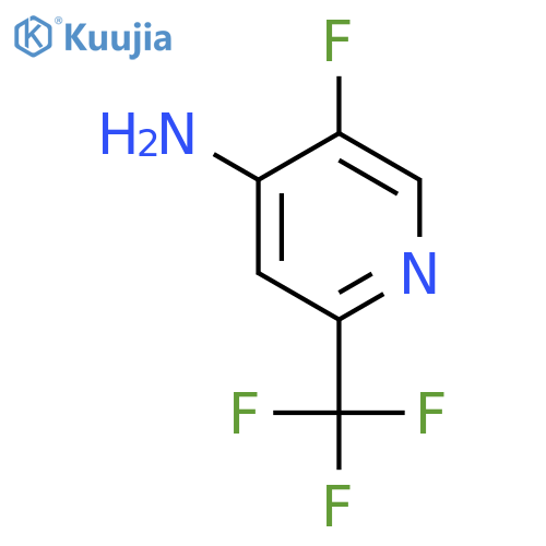 5-Fluoro-2-(trifluoromethyl)pyridin-4-amine structure