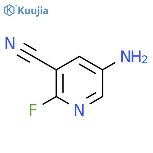 5-amino-2-fluoropyridine-3-carbonitrile structure
