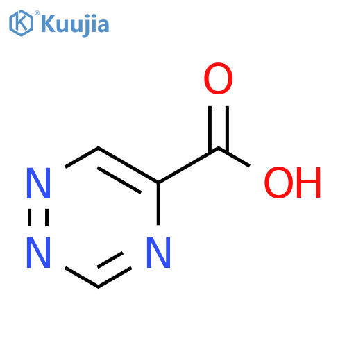 1,2,4-Triazine-5-carboxylic acid structure