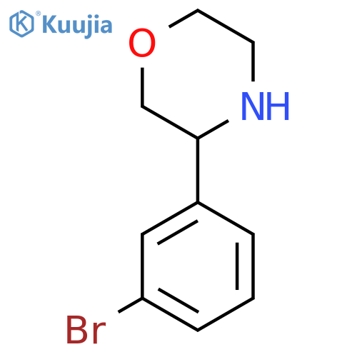 3-(3-Bromophenyl)morpholine structure