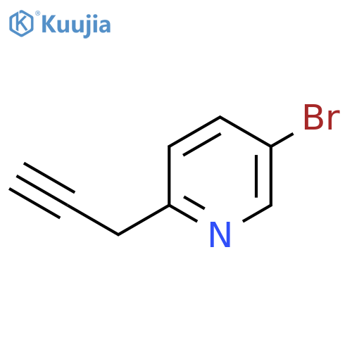 5-bromo-2-(prop-2-yn-1-yl)pyridine structure