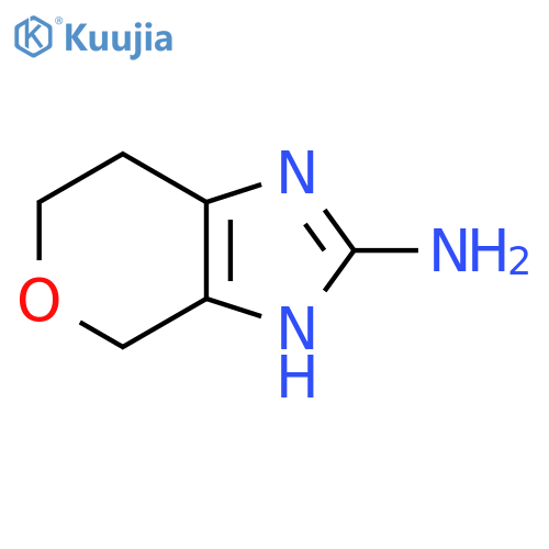 1H,4H,6H,7H-pyrano3,4-dimidazol-2-amine structure